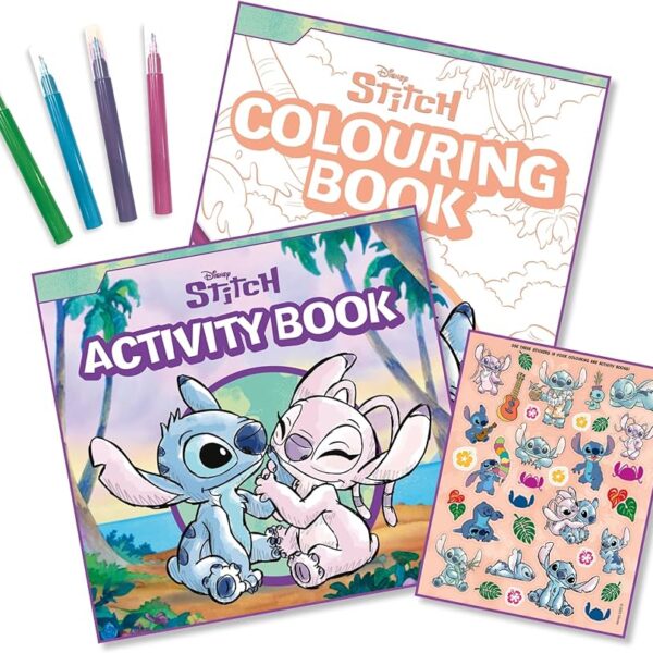 Disney 2 in 1 coloring activity pack disney stitch