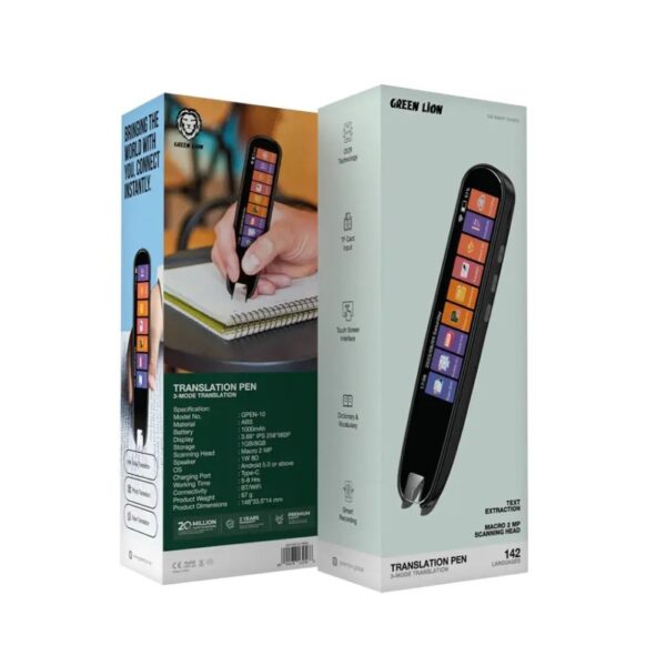3-Mode Translation Pen 142 Languages Black #GNTNS10LPNBK