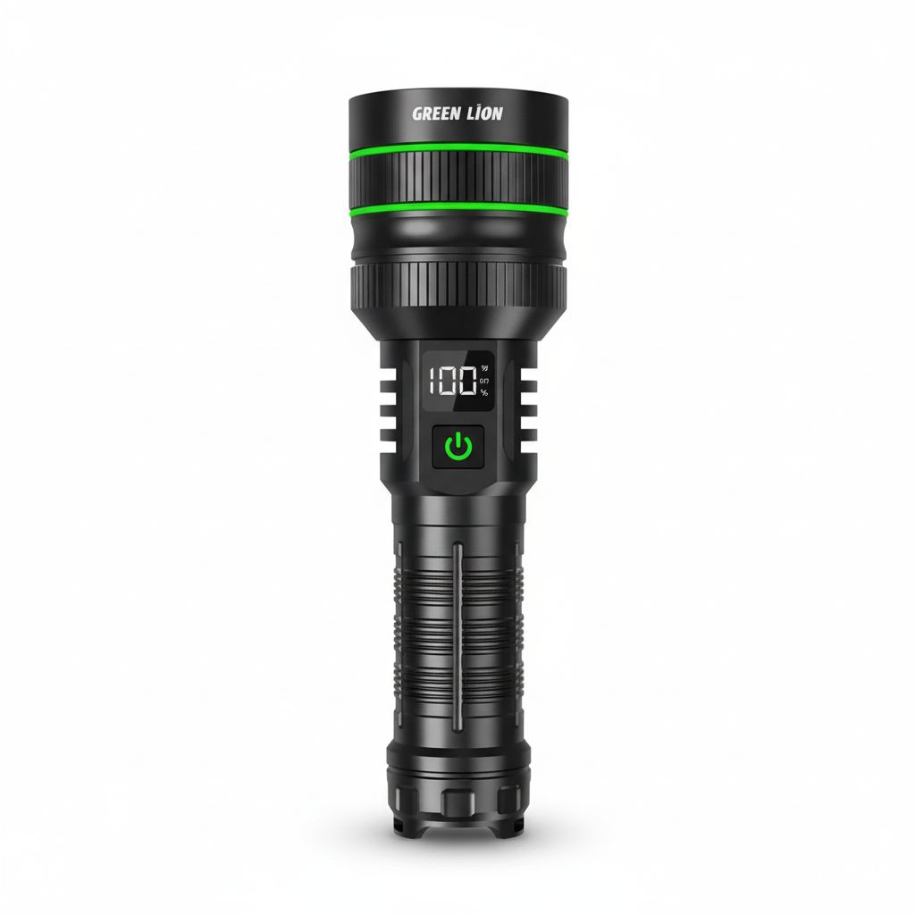 9904781919388-1 FlashLight Hyper Ray Pro 3000LM - Black#GNHR3000LMBK