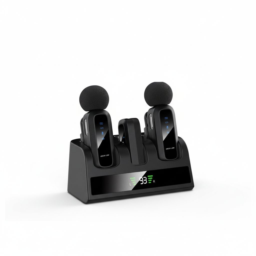 9904781937344-3 GM- 89X 2 in 1 Wireless Microphone - Black#GN89XMICTCBK