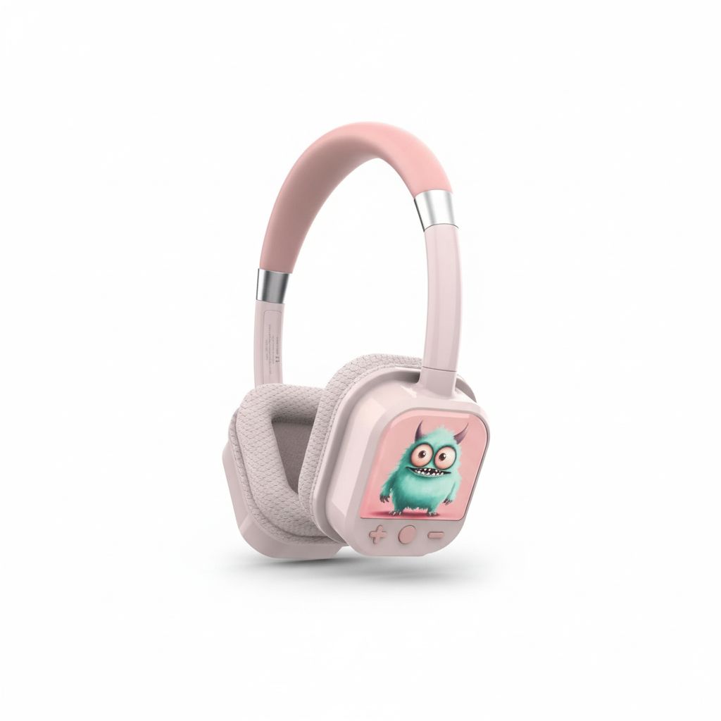 9904781959506-2 SOUNDTEC YOTOWAVE KIDS WIRELESS HEADPHONE -PINK#PDSTC303PK