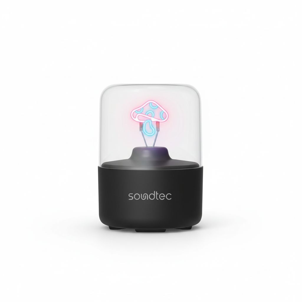 9904907025320-1 Soundtec Marlo Portable Wireless Speaker - Black | Portable Device#PDSTCQL2030BK