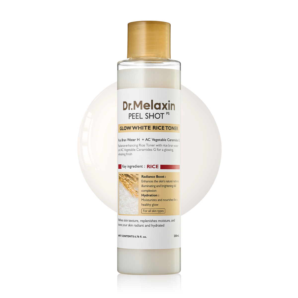 AMAZON_peelshot_toner_global DR.MELAXIN PEEL SHOT GLOW WHITE RICE TONER
