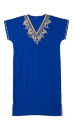 Short Embroidered Summer Abaya - Image 