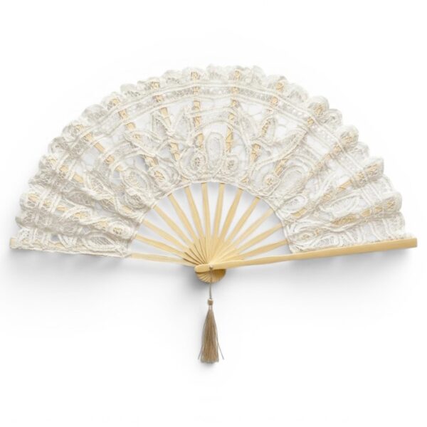 Intricate Lace Folding Hand Fan