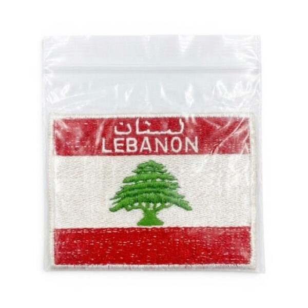 Lebanese Flag Sewing Patch