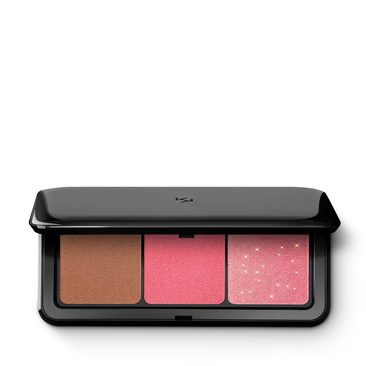 AS KIKO MILANO MULTI FINISH TRIO BLUSH & BRONZER FACE PALETTE (03)