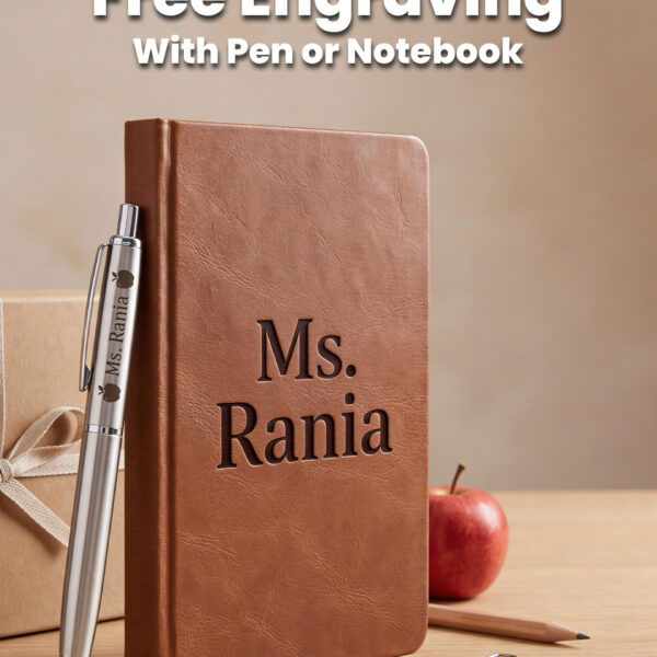 Free Engraving With Any Notebook or Pen