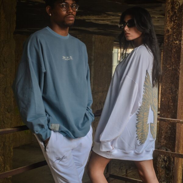 Fallen Angel Sweatshirt - White