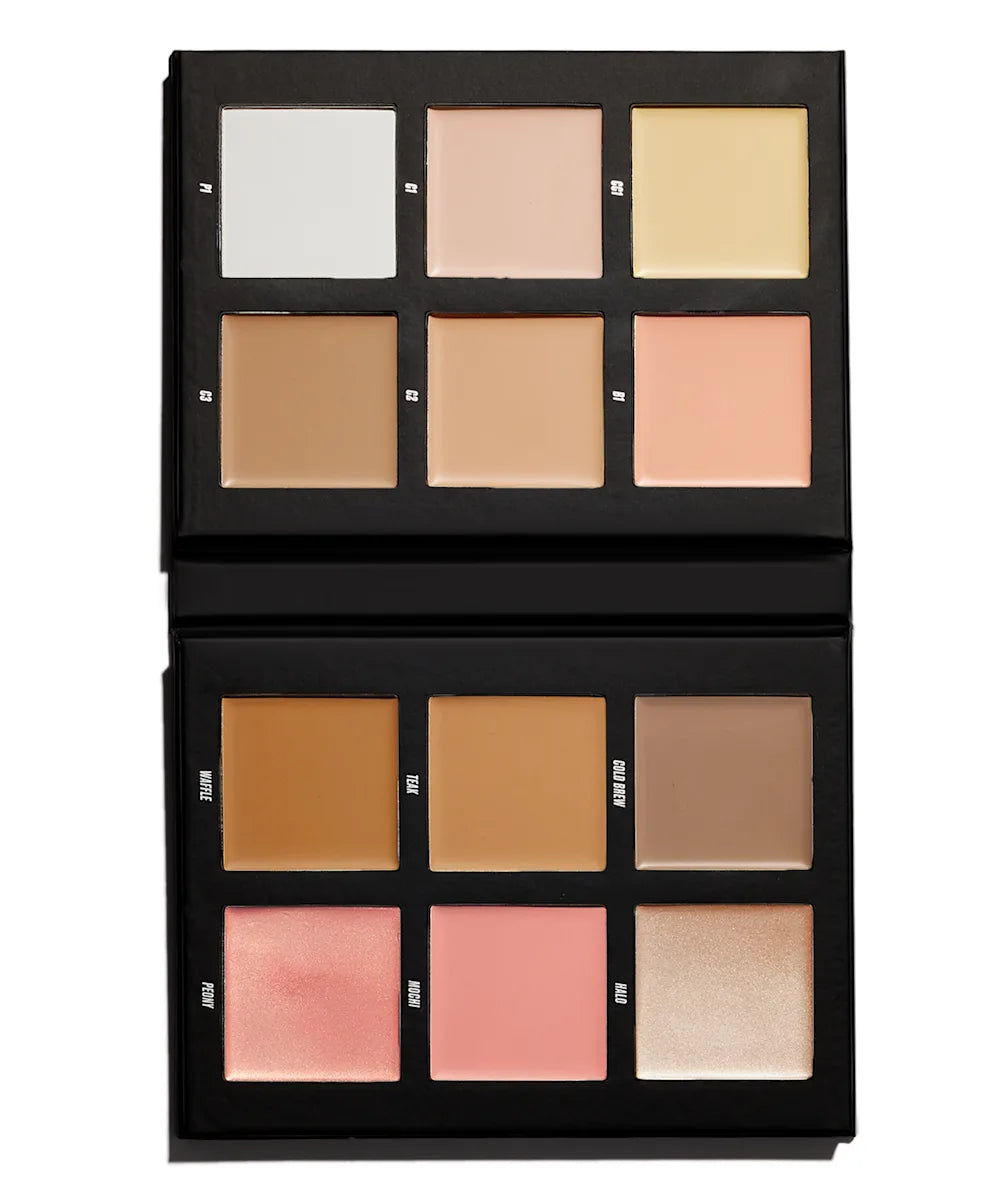 BFBB1022F_1 By BEAUTY BAY MAKE FACE MULTI USE COMPLEXION PALETTE (FAIR-MEDIUM)