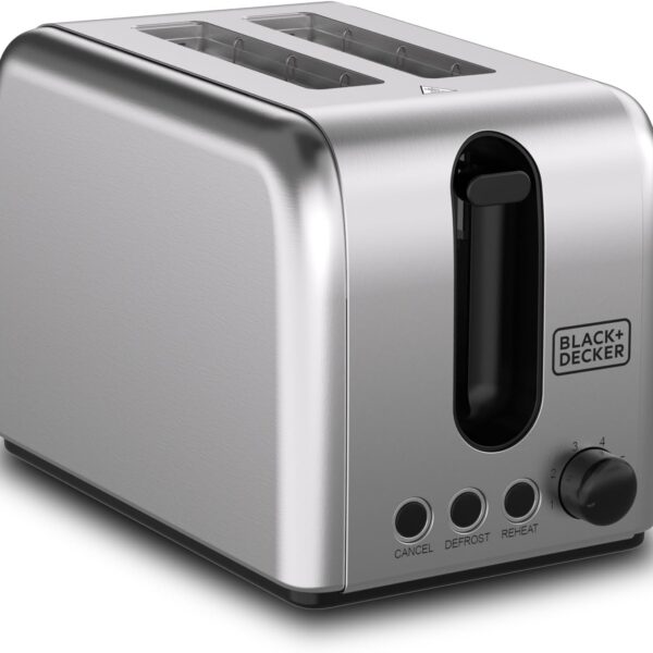 BLACK+DECKER Toaster, 2-Slice, 1050W