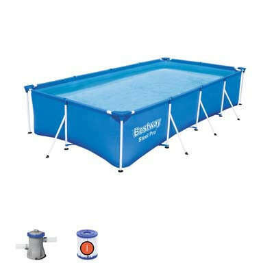 Steel Pro Frame Pool Set 400 x 211 x 81 cm