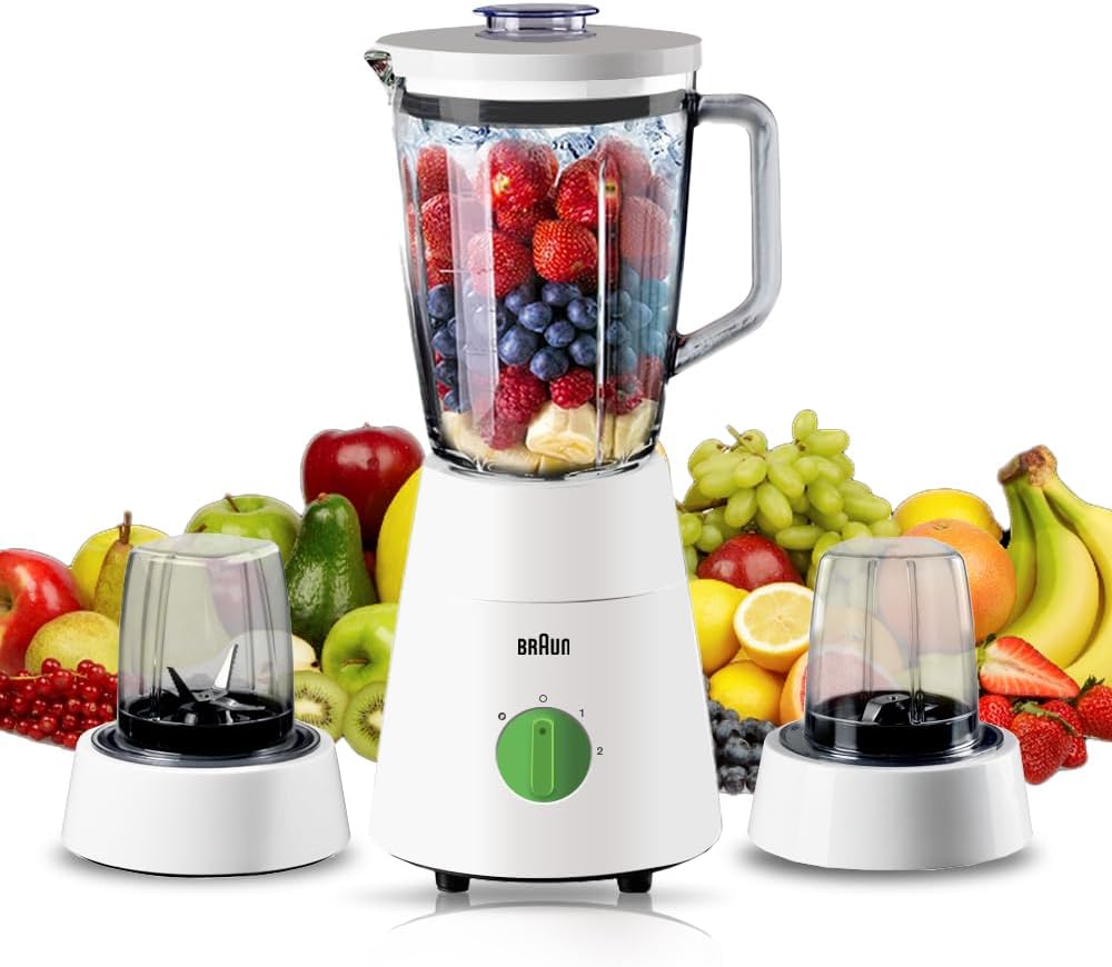 BraunPowerBlendGlassBlender Braun PowerBlend Glass Blender
