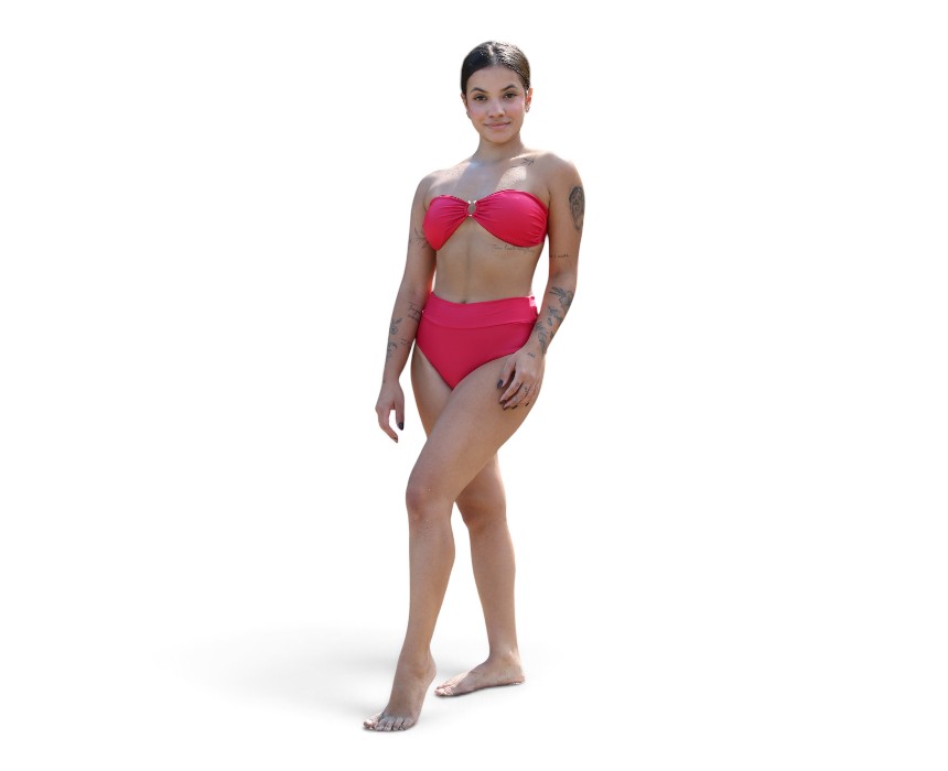 Brilhoso-1.jpg Shimmer Bikini, Navy Red Silver - Image 1