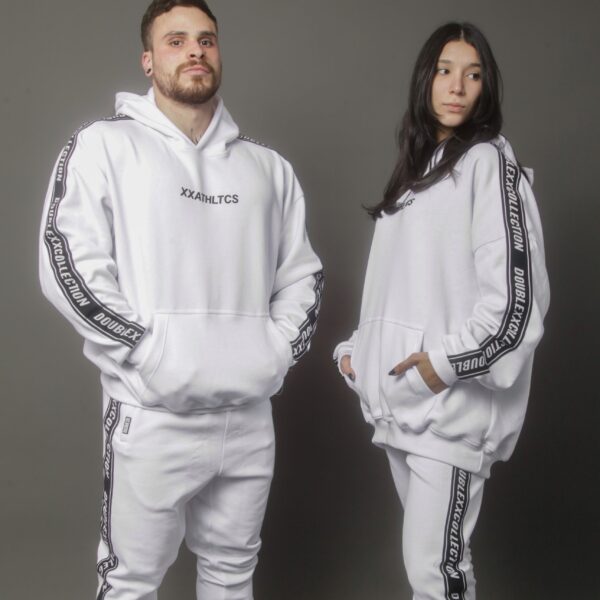 XXATHLTCS Oversized Fit Hoodie - White