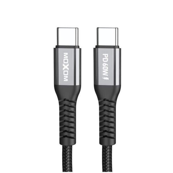 MOXOM MX-CB235 Nylon Woven Data Cable 60W PD (Type C) Super Fast Charging