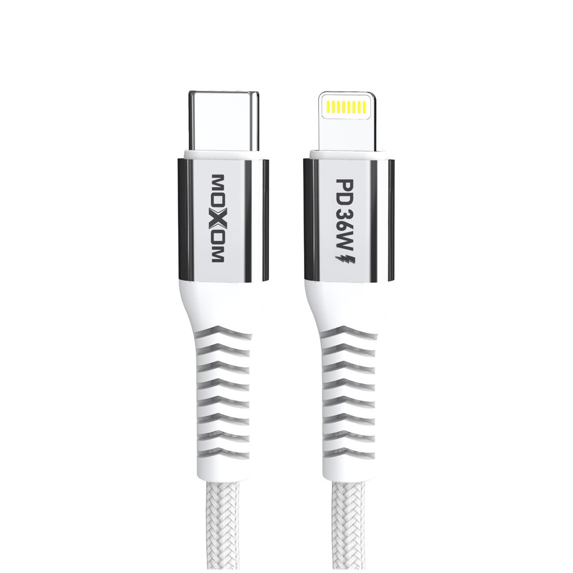 MX-CB235-236朋友圈 MOXOM MX-CB236 Nylon Woven Data Cable 36W PD (Lightning) Super Fast Charging
