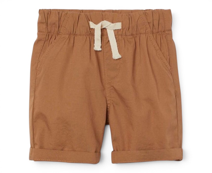 CD7C1E5E-4B30-4C46-835F-C28D259B9A63 H&M Cotton Pull-On Shorts Camel - Image 1
