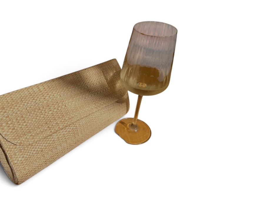 Clutch-1.jpg Straw Clutch, Light Beige - Image 1