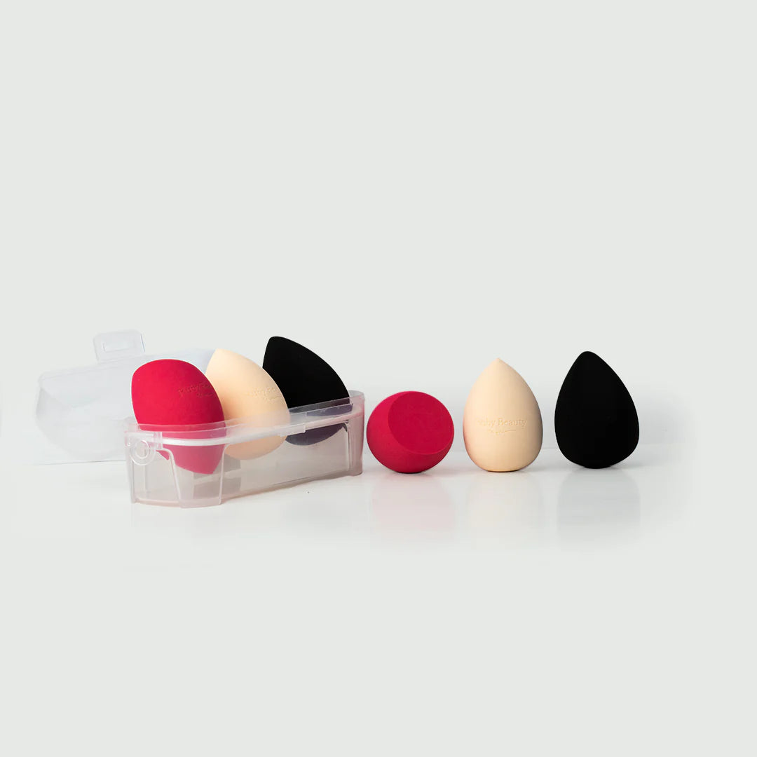Color4_9665a38d-491e-435d-b303-49f2a60d5031 Ruby Beauty Makeup Blenders x3 RB-053 (colors will be chosen randomly)
