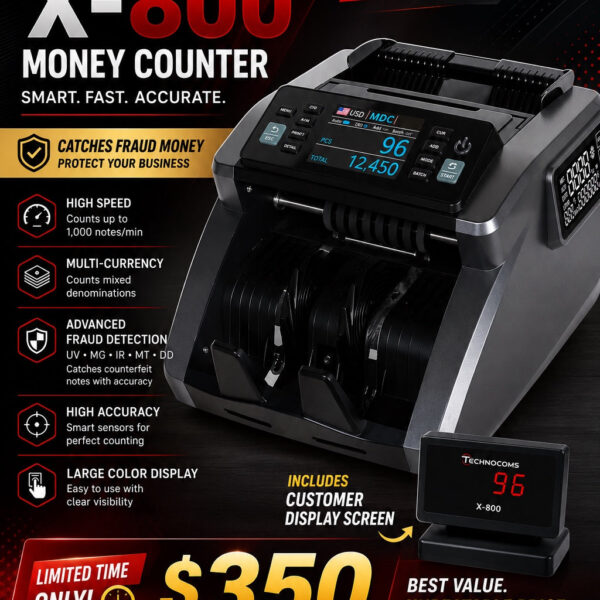 X-800 money counter Technocoms