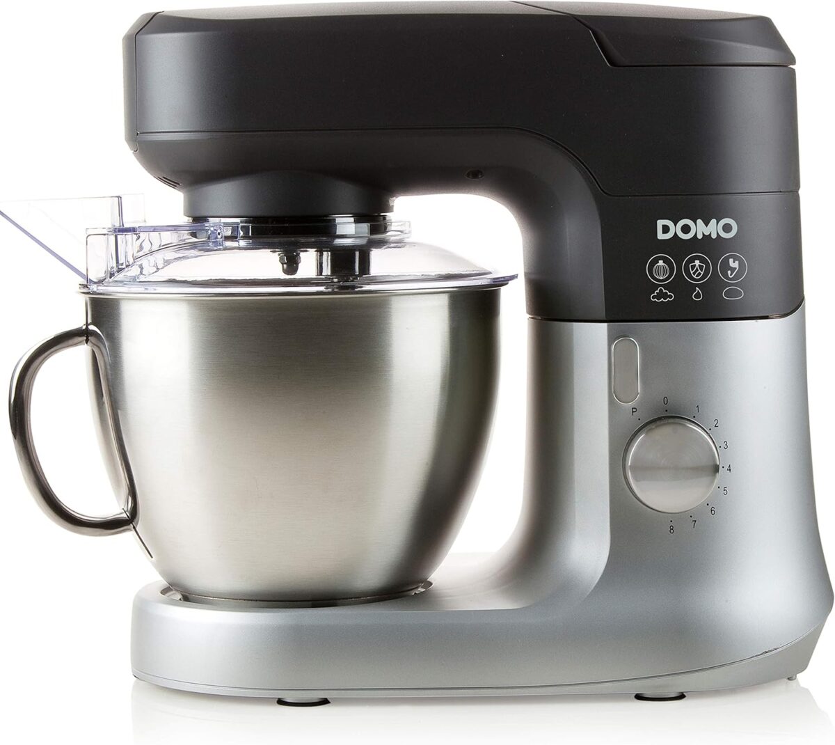 DOMODO9182KRFoodProcessor4.5L1000W Domo Multifunction Kitchen Machine, 1000W