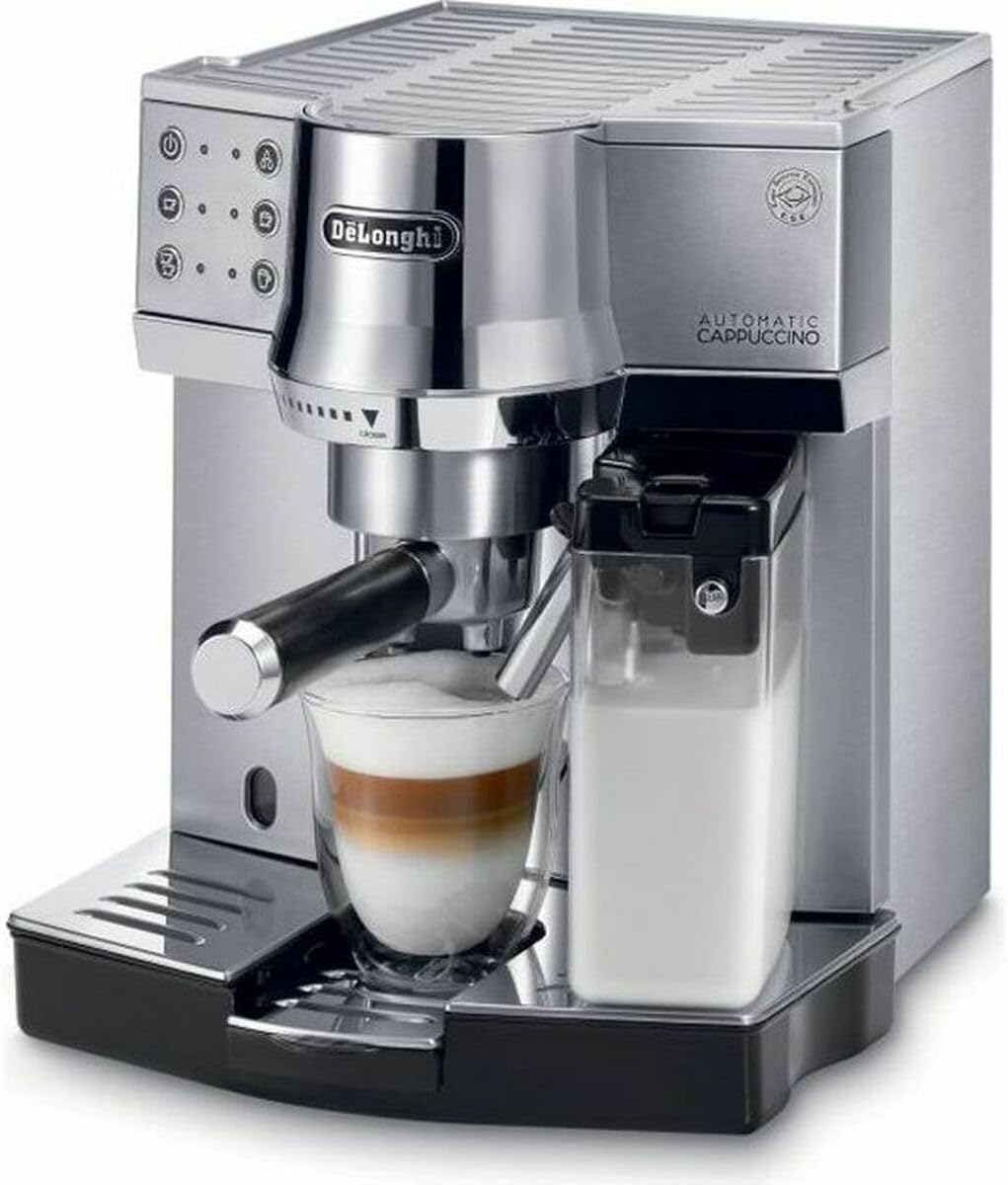 De_LonghiEspresso_CappuccinoCoffeeMachineSilverColourEC850.M De'Longhi Coffee Machine EC850.M