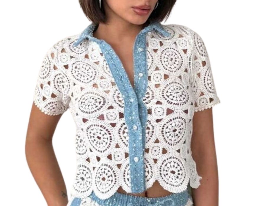 Denim-Lace-Shirt-1-1.jpg Denim Lace Shirt - Image 1