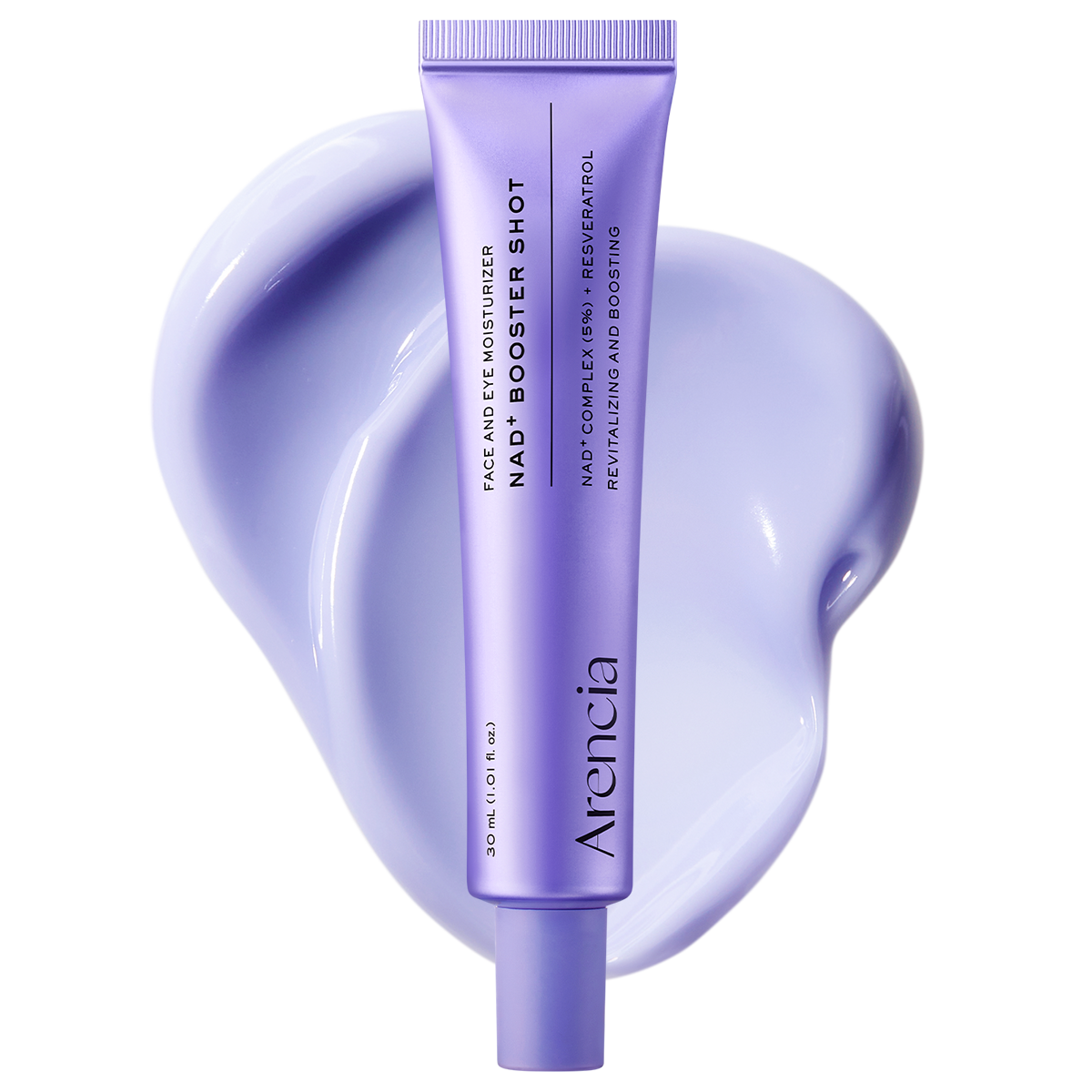 ENG_NAD_BoosterShot Arencia NAD+ Booster Shot, Firming & Revitalizing Face Serum with Resveratrol, 30ml