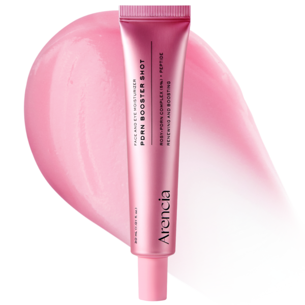 Arencia PDRN Booster Shot, Rosy-PDRN & Peptide Face Serum for Glowy Skin, 30ml
