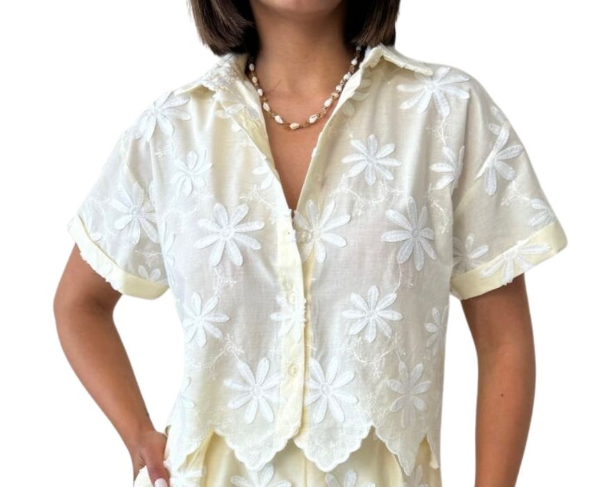 Ecru-Boho-Floral-Shirt-1-1.jpg Ecru Boho Floral Shirt - Image 1