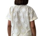 Ecru Boho Floral Shirt - Image 