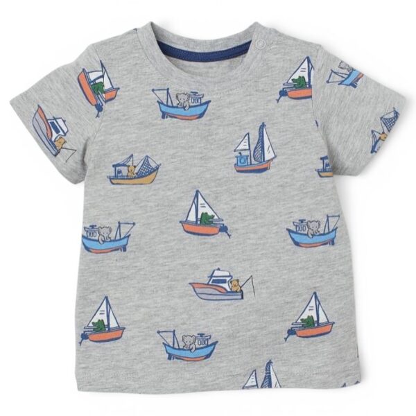 Sailboat Print Baby T-Shirt by H&M