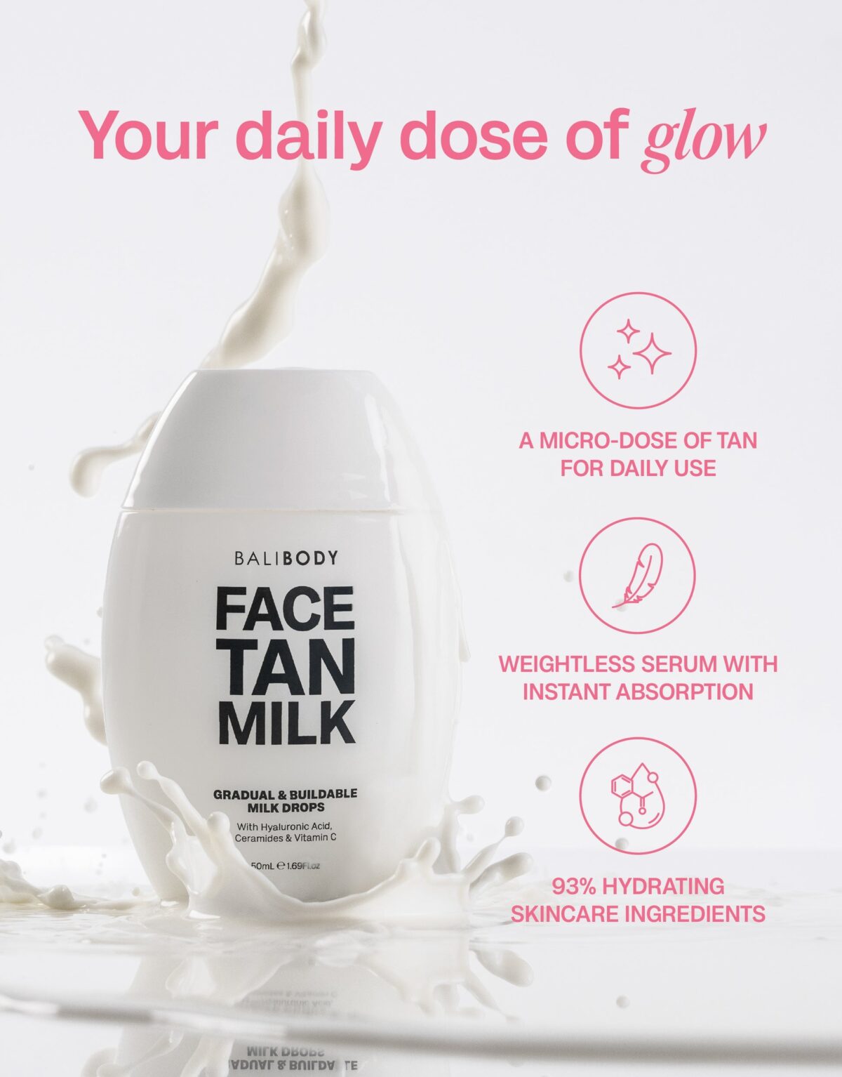 FaceTanMilkDrops BALI BODY FACE TAN MILK GRADUAL MILK DROPS