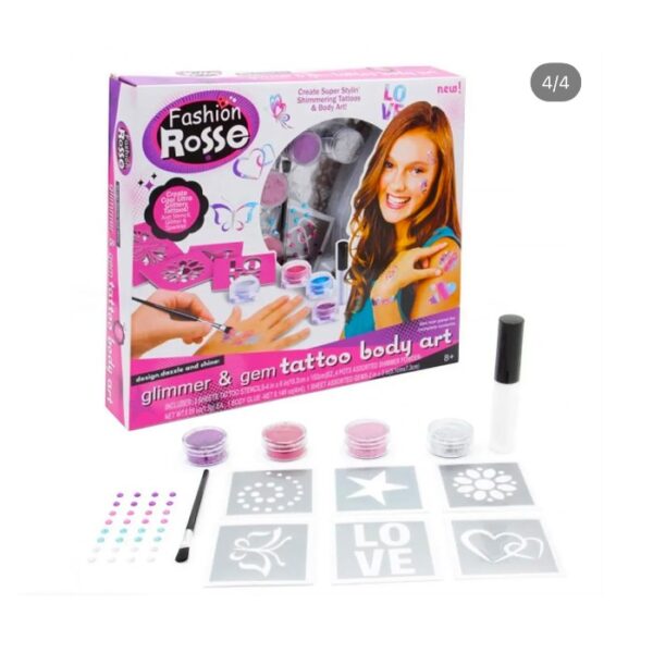 Glimmer and Gem Tattoo Kit – Fashion Rosse