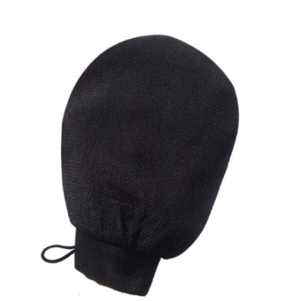 EXFOLIATING GLOVES DOUBLE SIDED BODY BLACK