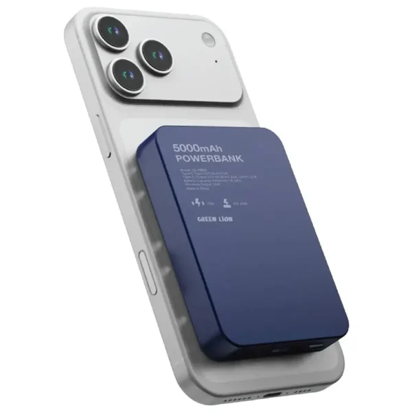 Green Lion GL-MAG 5 5000mAh Powerbank - Blue