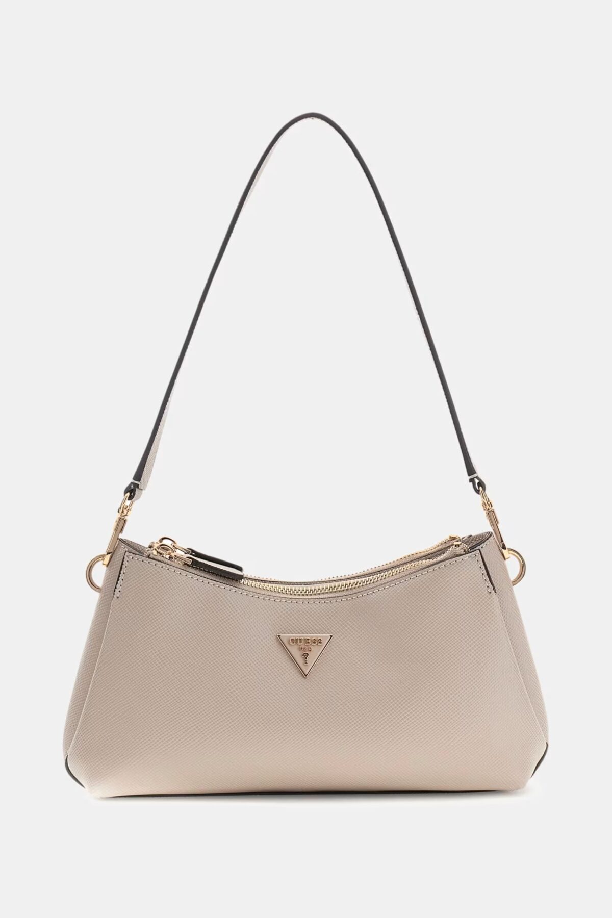 HWZG9672730-TAU Guess - Noelle Beige Shoulder Bag