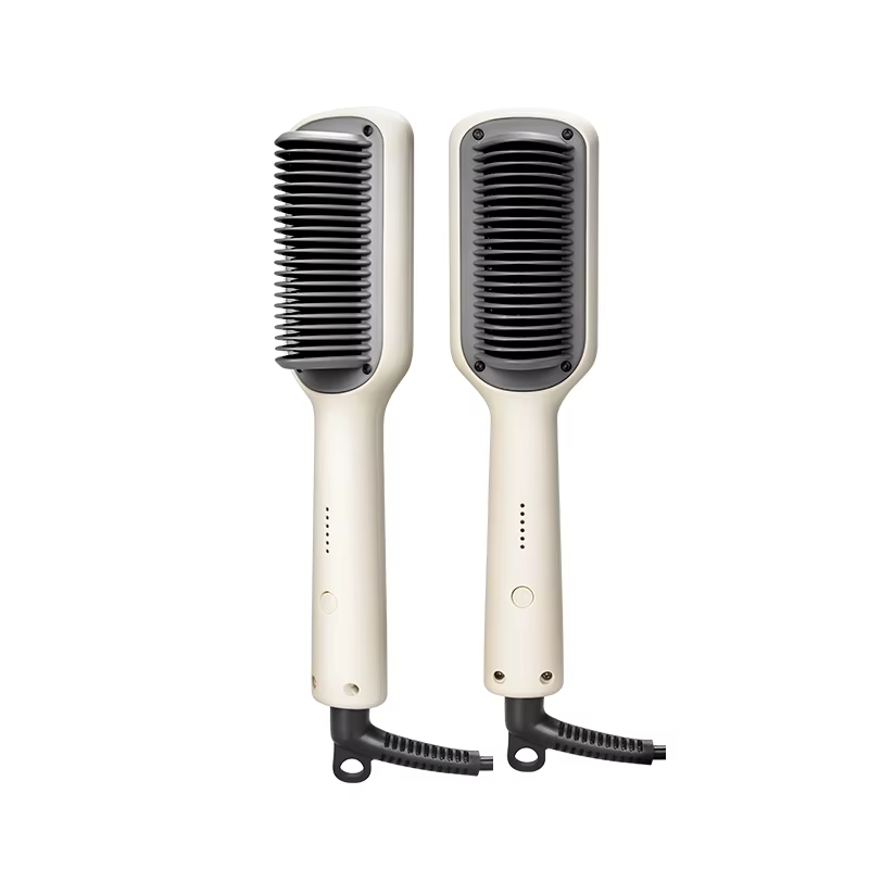 Hbf844508a0af4dbdb015cd733b6e4b19A Electric Brush Hair Straightener