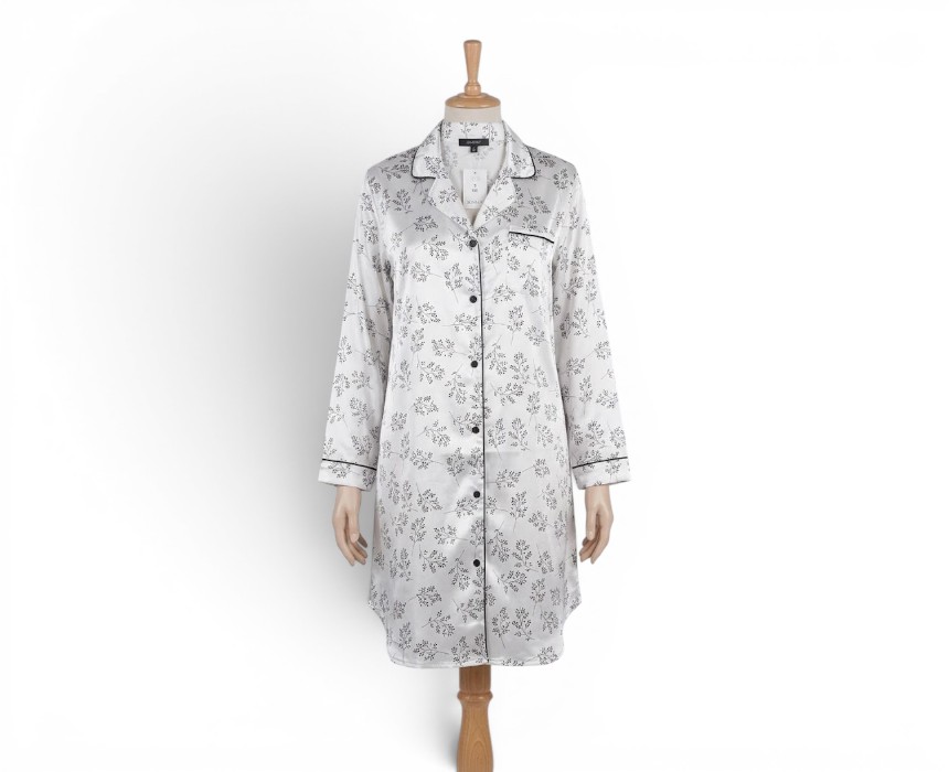 IMG-20260623-WA0330 Satin Nightshirt White - Image 1