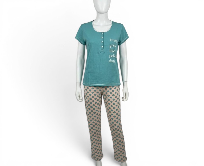 IMG-20260627-WA0258 Cotton Pyjama Set Green - Image 1