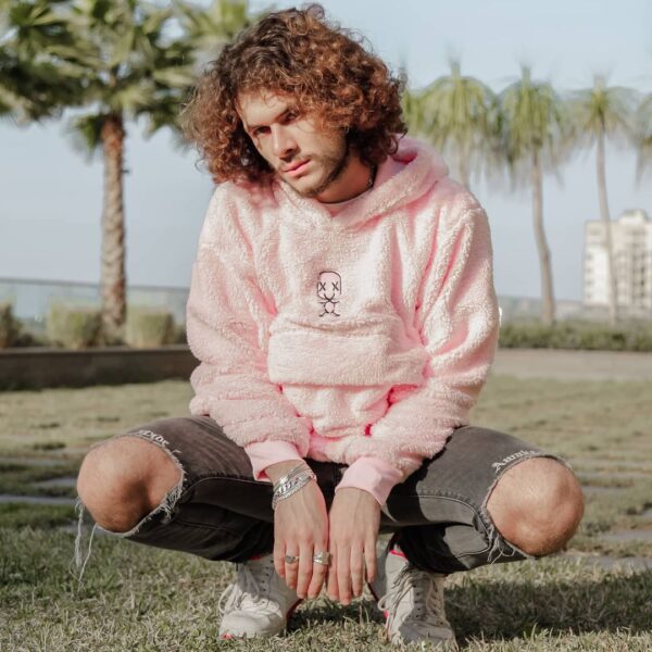 Fuzzy Hoodie - Pink