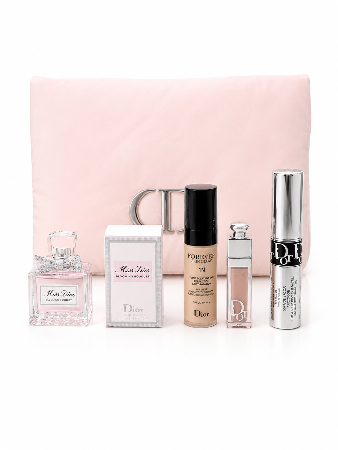 IMG-6997 CHRISTIAN DIOR LIMITED EDITION PUFFY PINK BAG WITH 4 PIECES