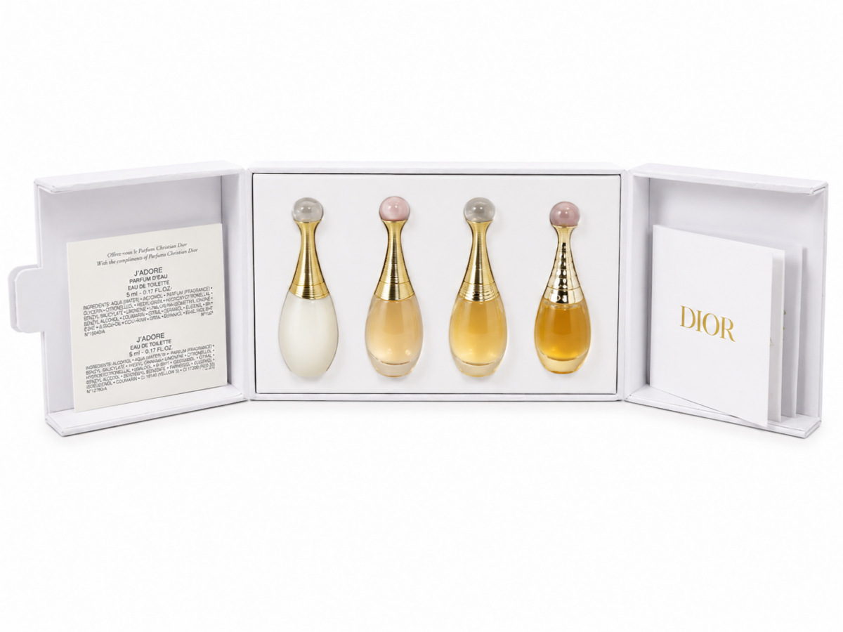 IMG-7606 CHRISTIAN DIOR MINIATURE 4 PIECES