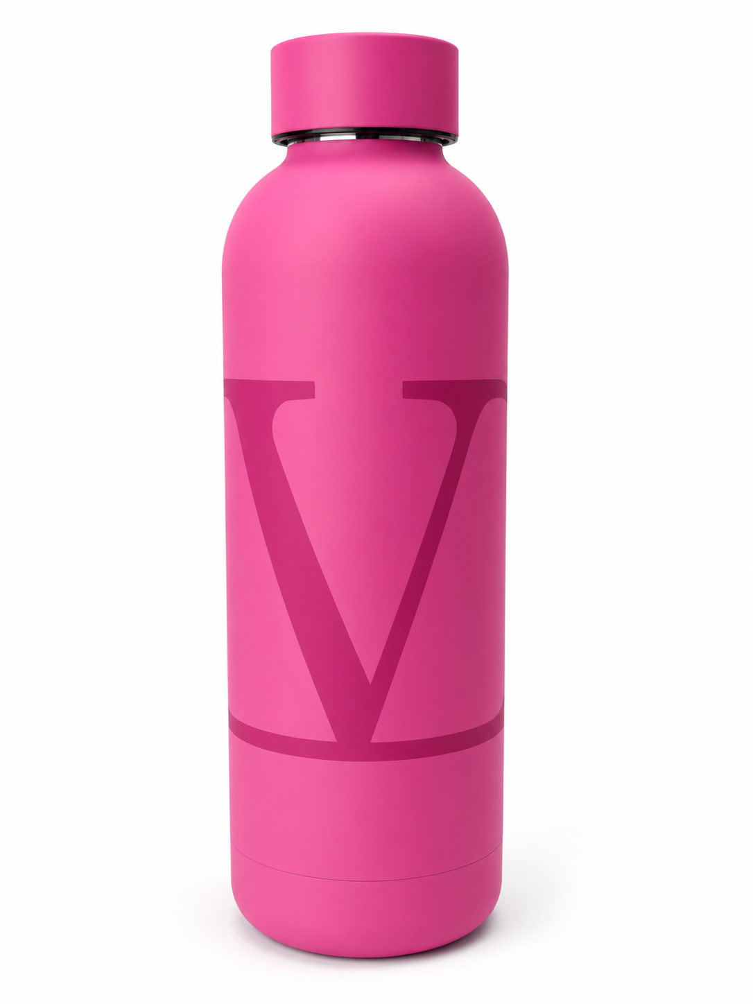 IMG-7915 VALENTINO GYM BOTTLE PINK STAINLESS STEEL SAVE THE WATER HOT OR COLD