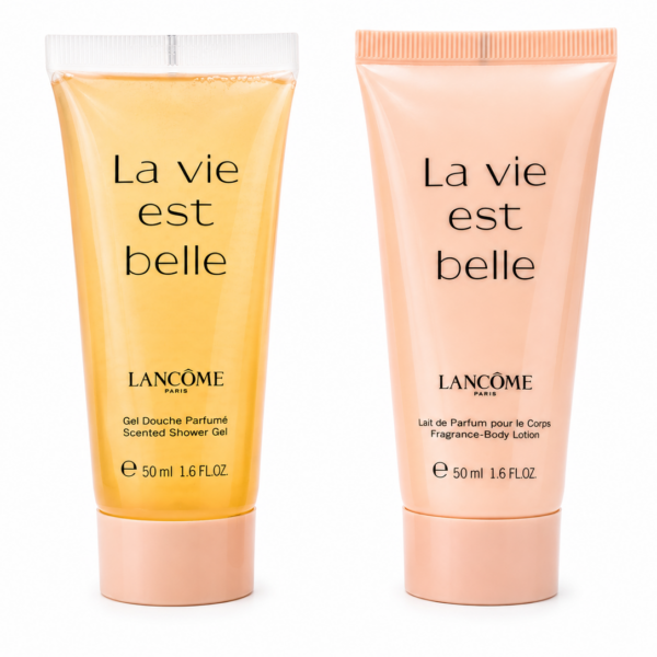 LANCOME SET OF 2 ITEMS GEL DOUCHE AND BODY LOTION