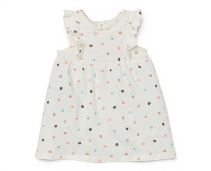 IMG_1904 Pastel Polka Dot Frill Baby Dress - Image 1