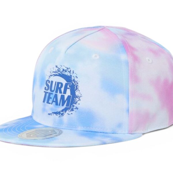Surf Team Tie Dye Snapback Cap