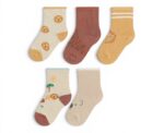 Animal Print Baby Socks 5 Pack - Image 