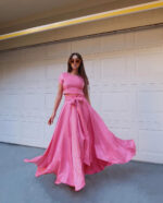 Tammy Irisé Silk Skirt Fuchsia - Image 